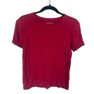 Abercrombie and Fitch Red T-shirt